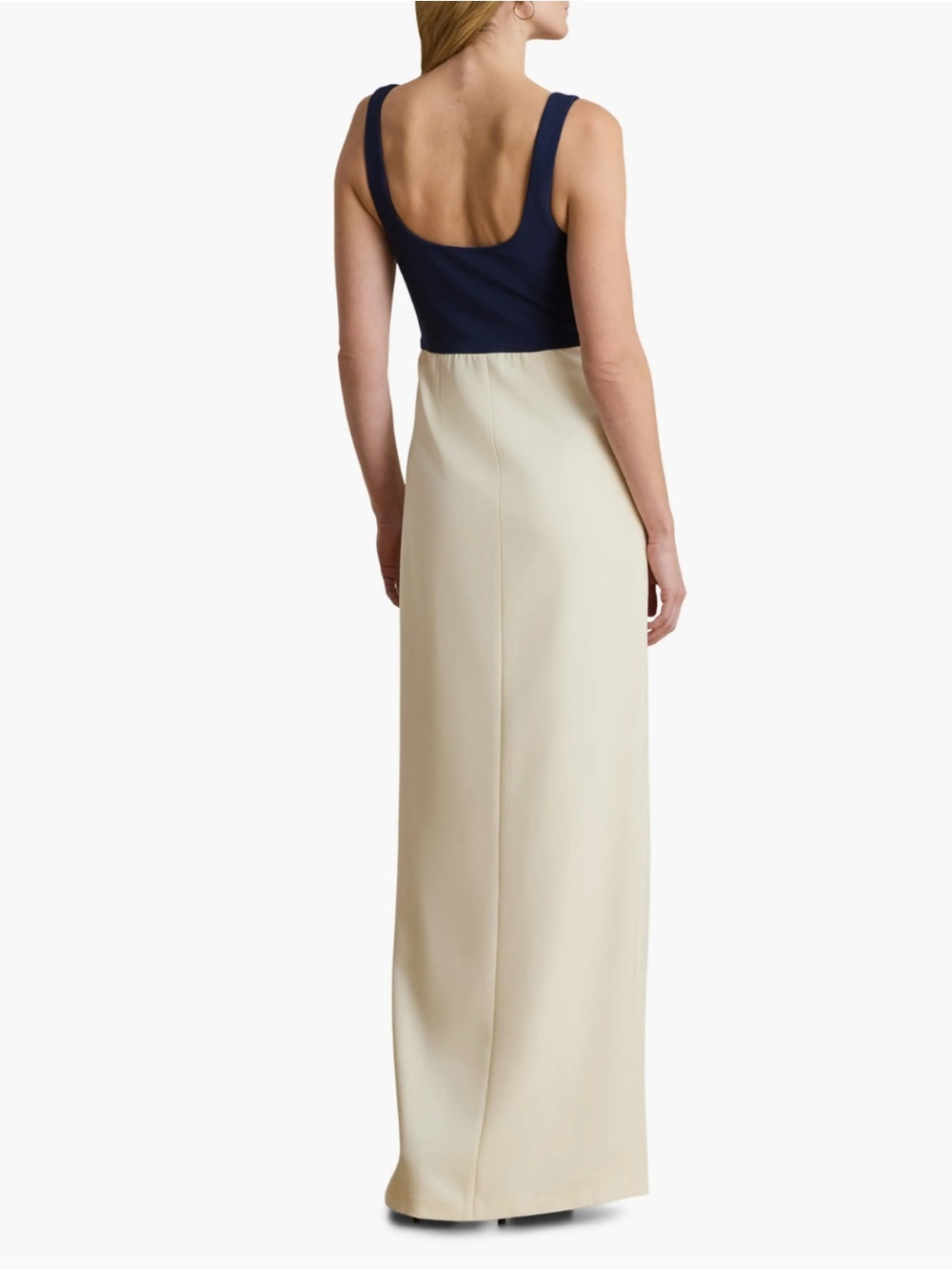 Lauren Ralph Lauren
Two-Tone Ottoman & Crepe
Sleeveless Gown - Picture 3 of 9
